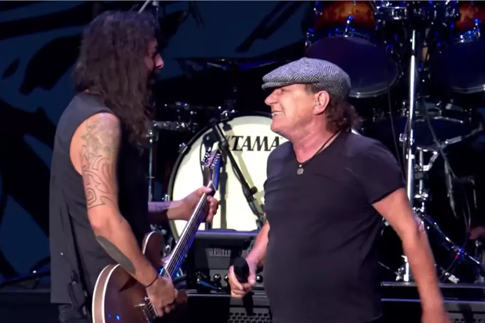 Brian Johnson, Lars Ulrich Perform at Taylor Hawkins Tribute Concert